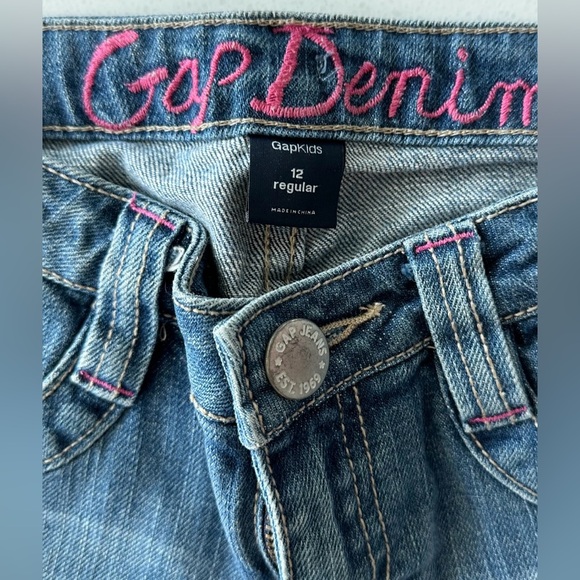 Gap Kids Denin jeans shorts girls size 12 regular - Picture 2 of 7